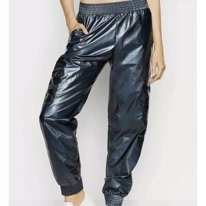 Victoria’s Secret NWT shiny cargo joggers SIZE SMALL